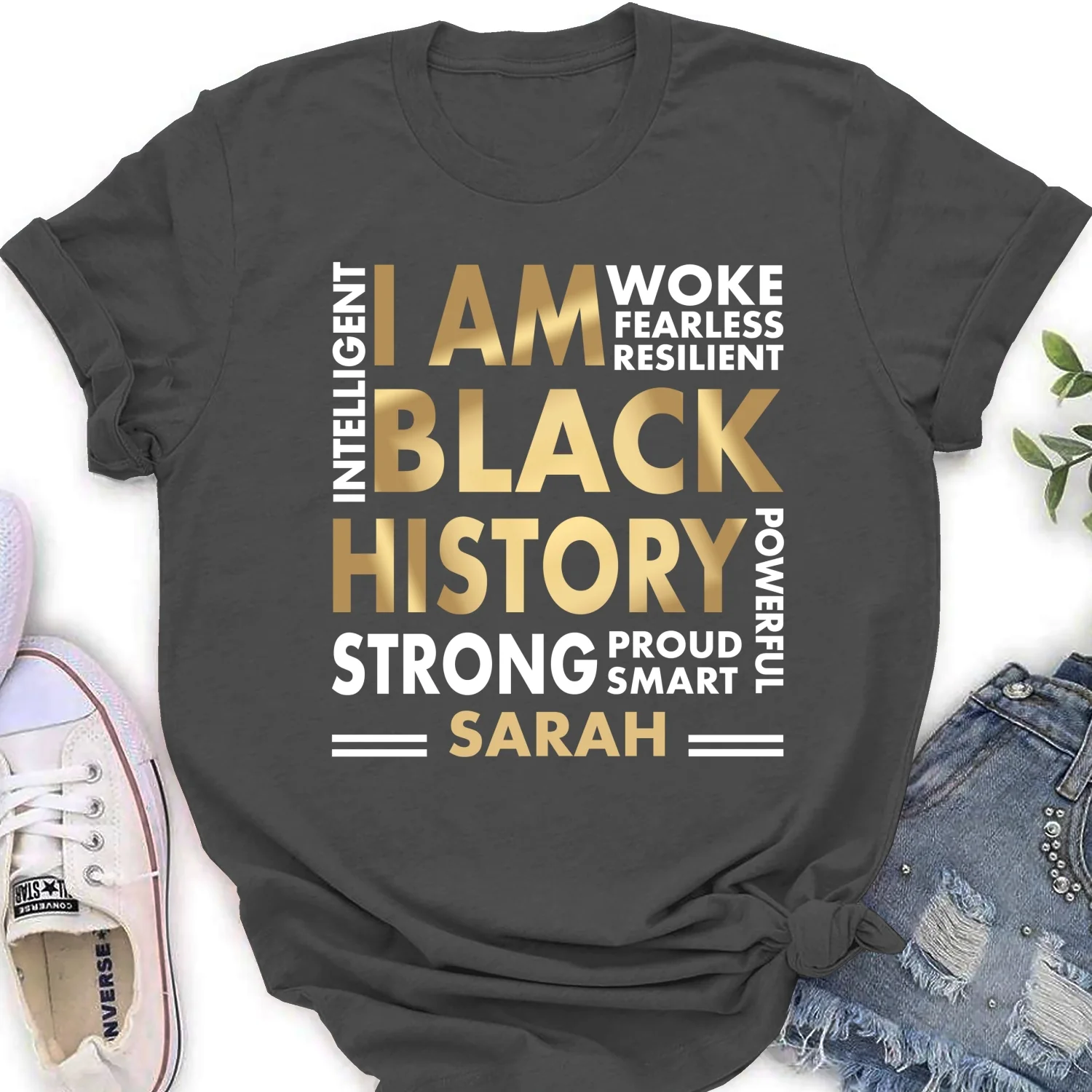 I Am Black History - Personalized Custom Shirt - Image 16