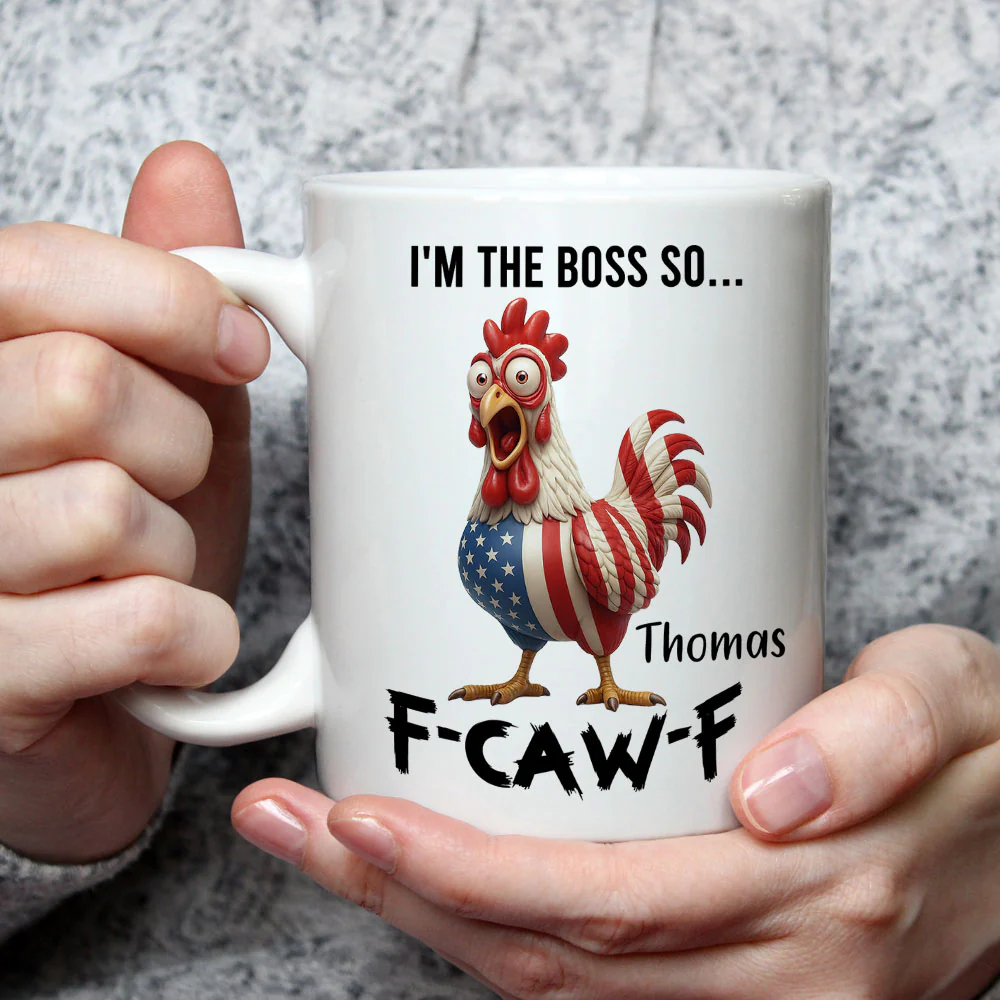 I Am Boss So FCAWF - Personalized Custom Coffee Mug - Image 3