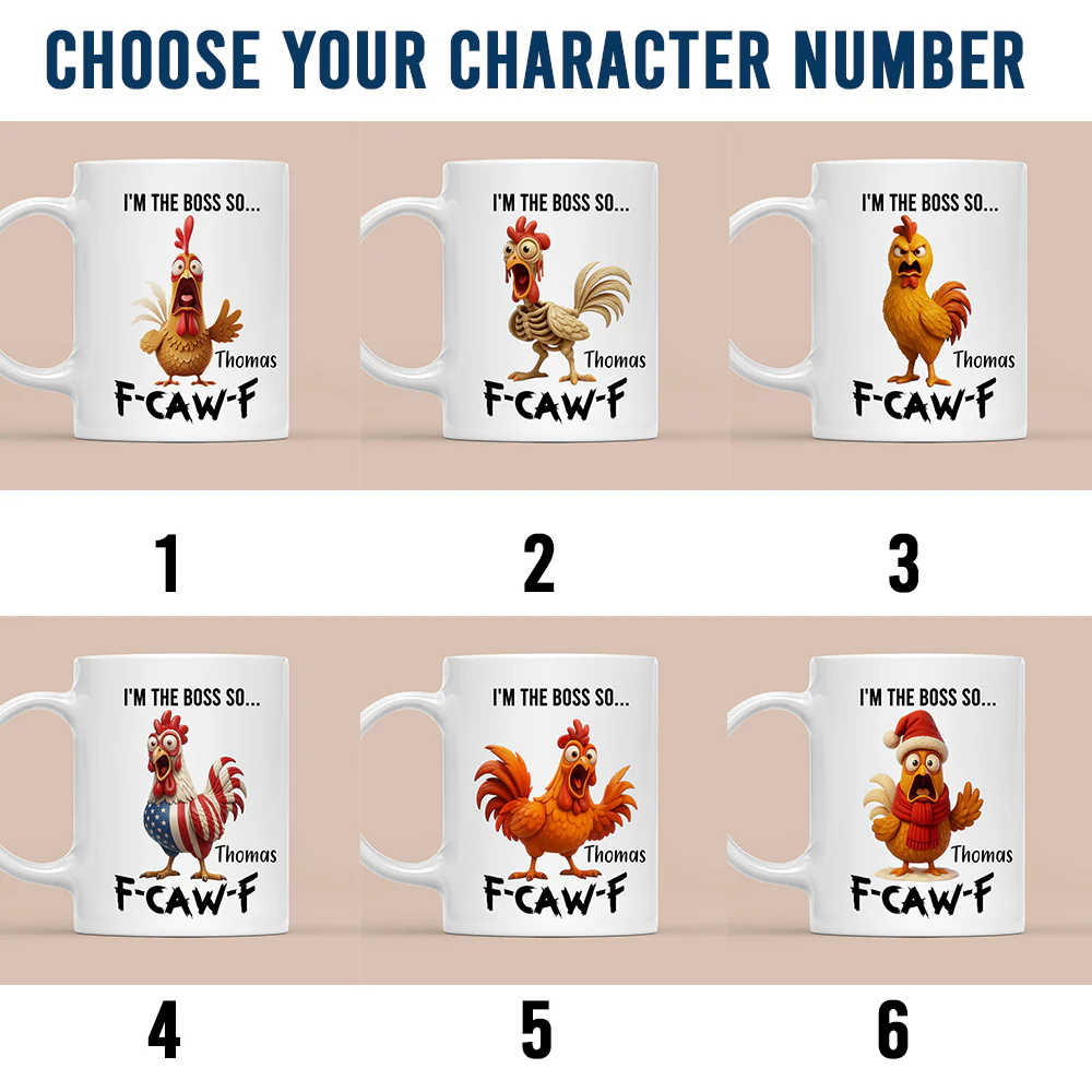 I Am Boss So FCAWF - Personalized Custom Coffee Mug - Image 7