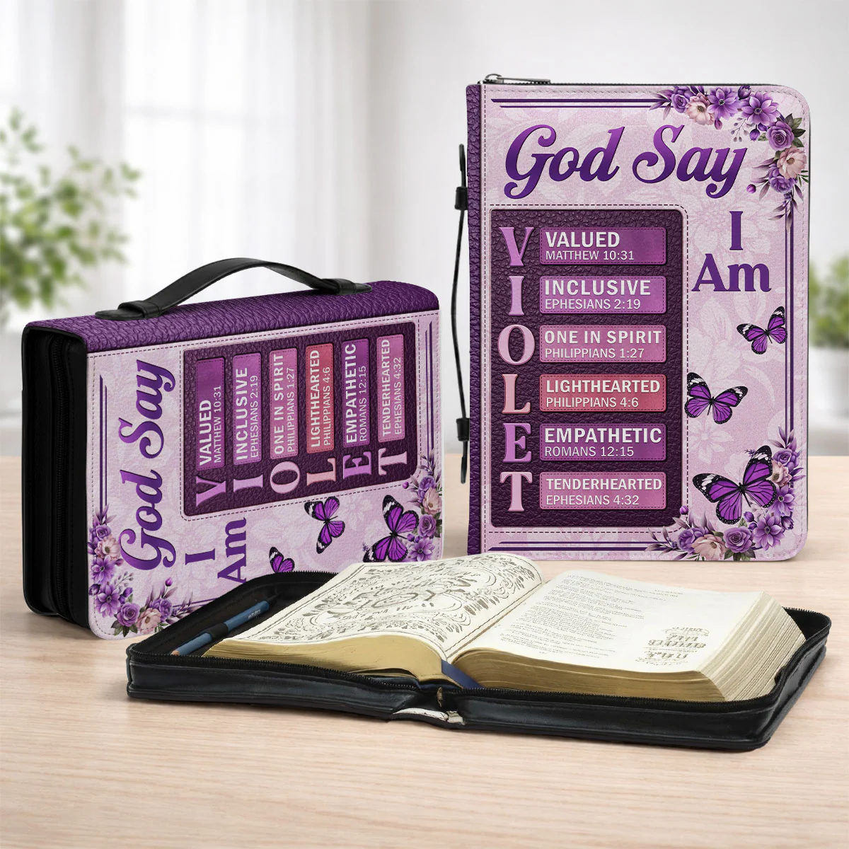 I Am Chosen - Personalized Custom Bible Cover