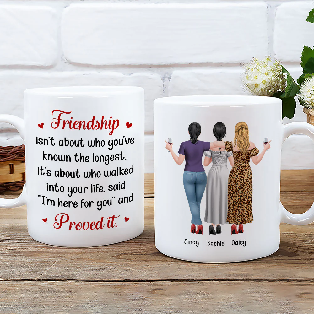 I Am Here For You - Personalized Custom Coffee Mug - Image 3
