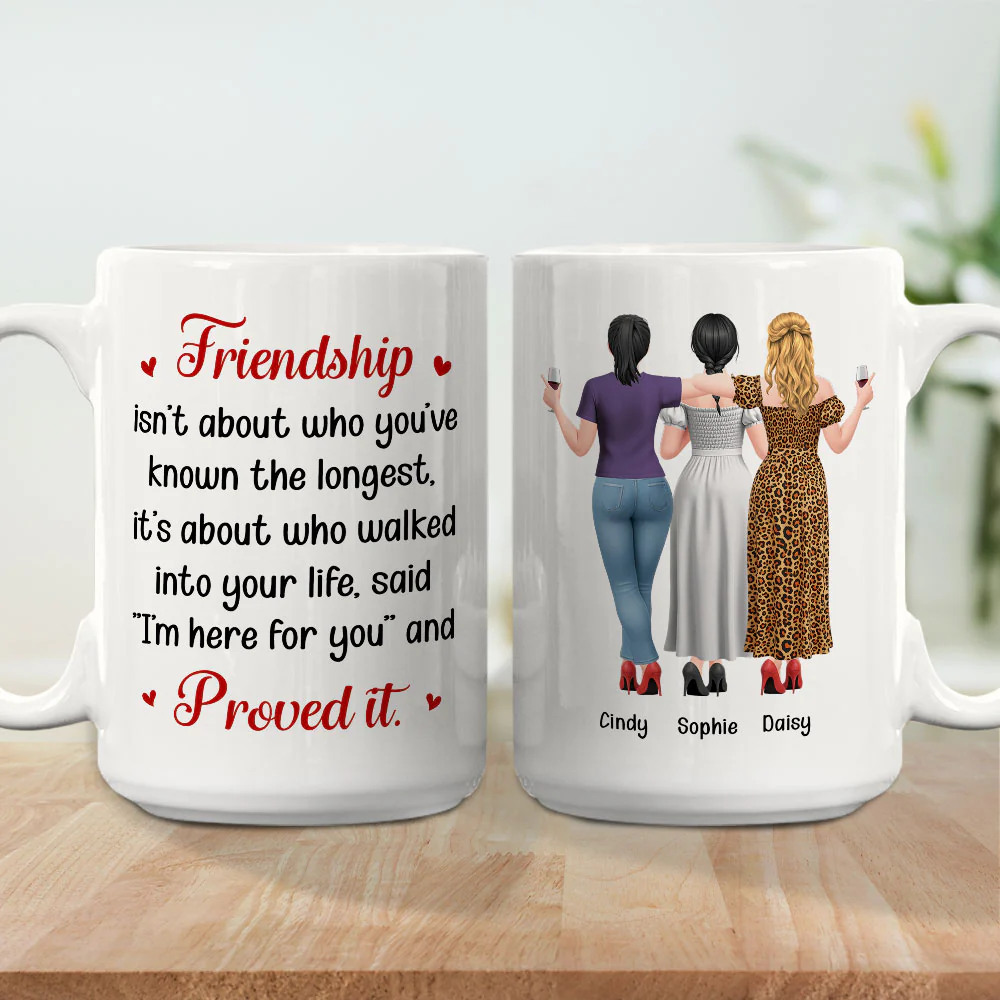 I Am Here For You - Personalized Custom Coffee Mug - Image 4
