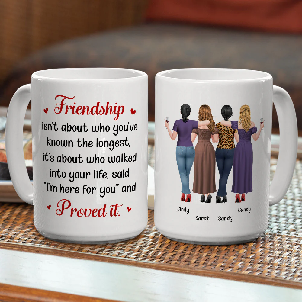 I Am Here For You - Personalized Custom Coffee Mug - Image 5