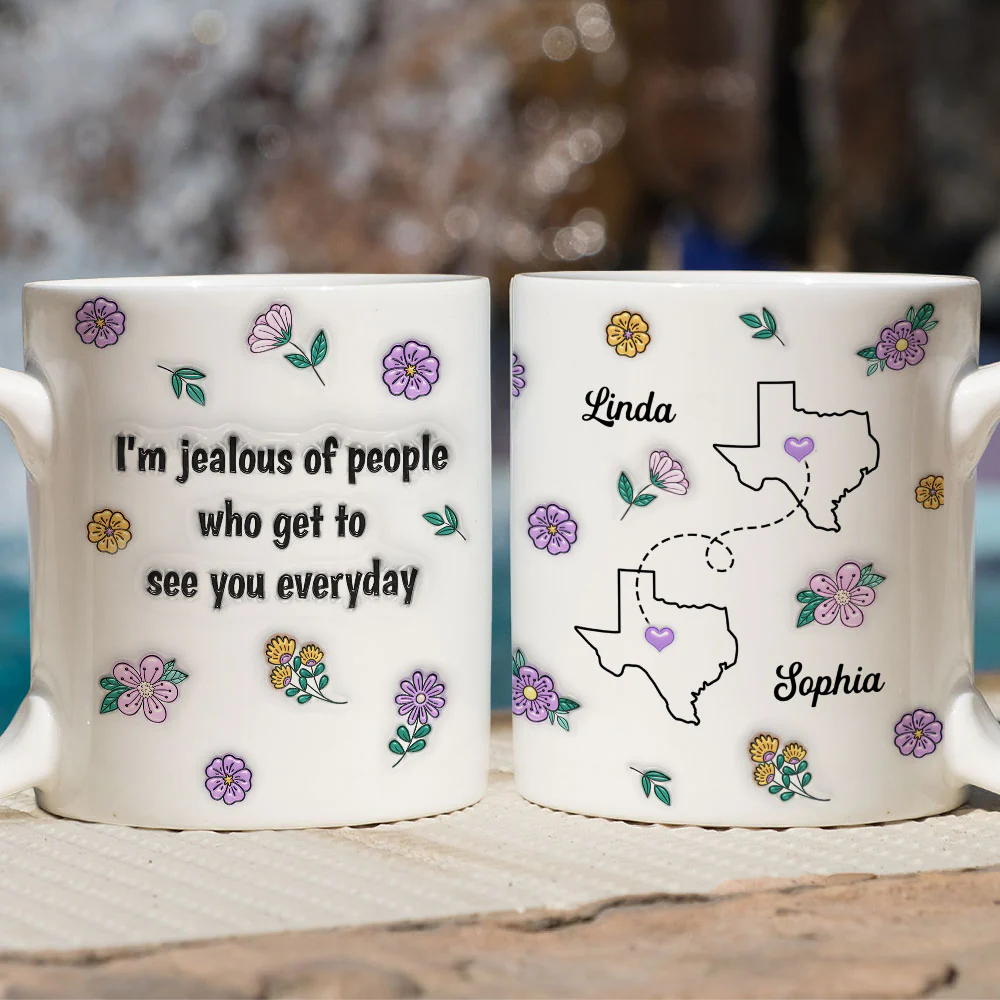 I Am Jealous - Personalized Custom 3D Inflated Effect Mug - Image 2