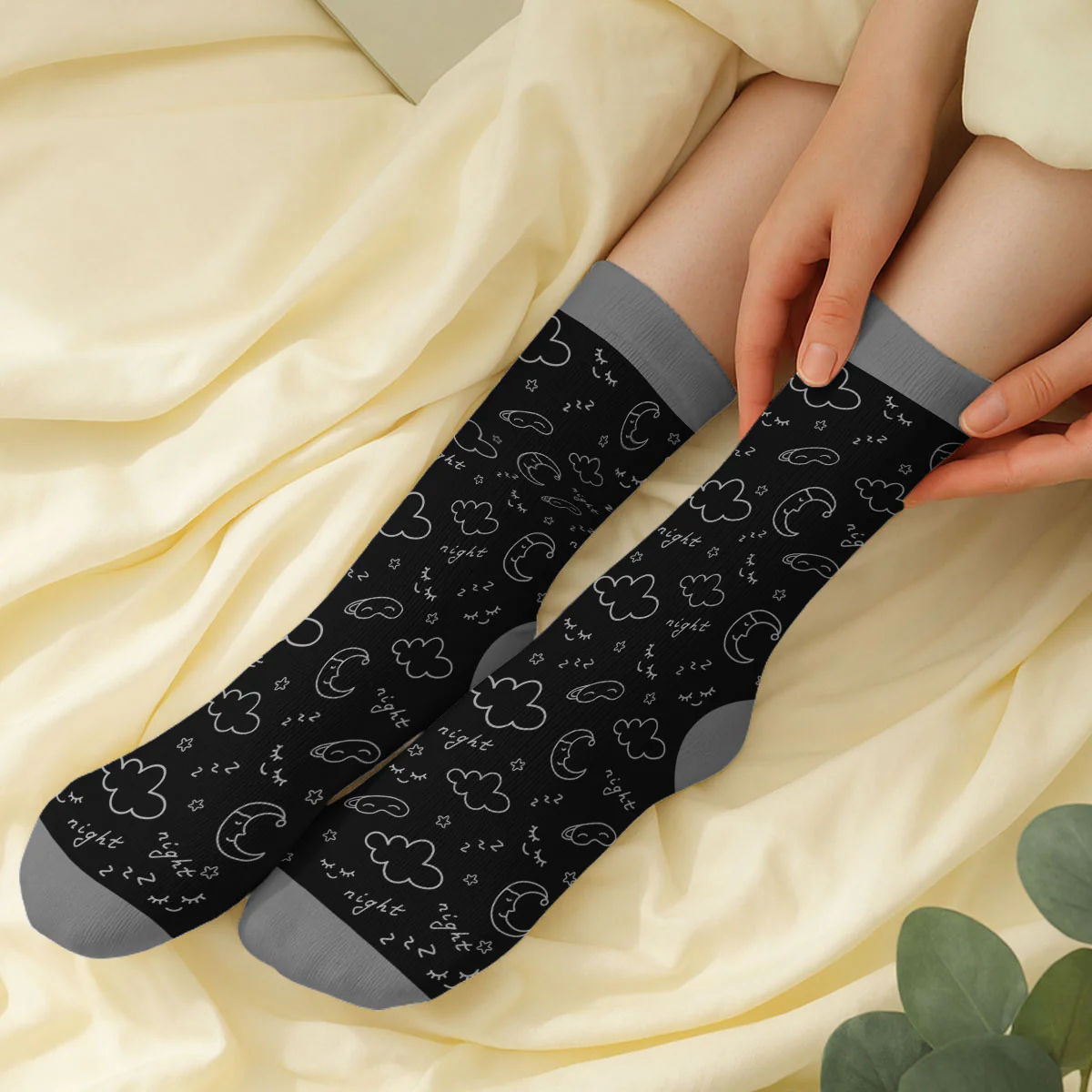 I Am Just Resting My Eyes - Personalized Custom Crew Socks - Image 4