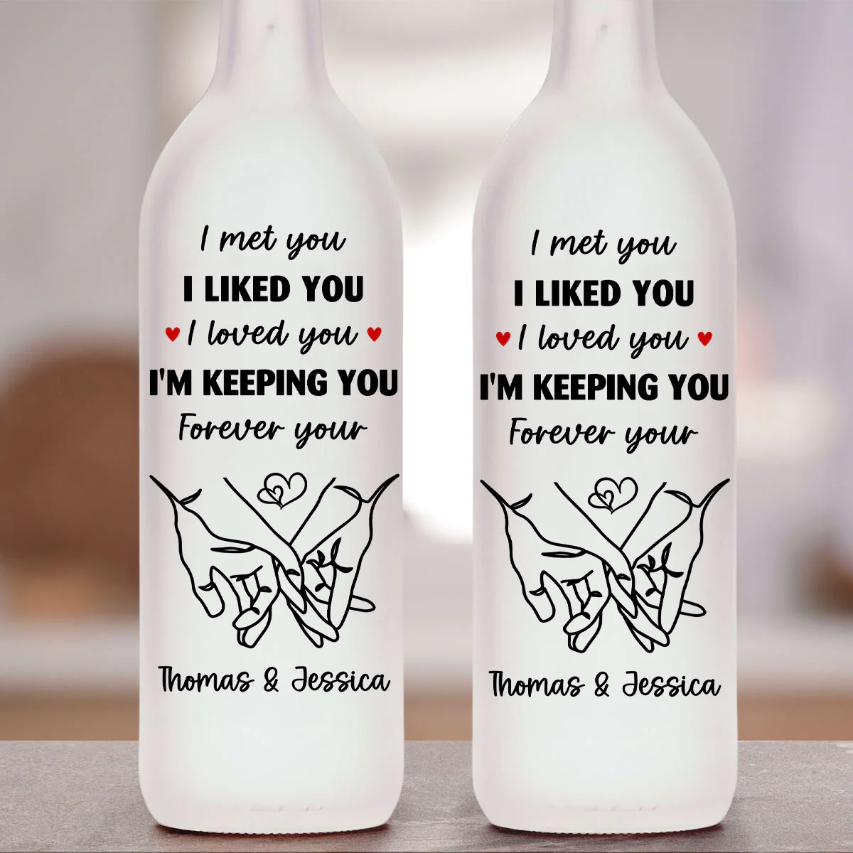 I Am Keeping You - Personalized Custom Bottle LampĀ - Image 4