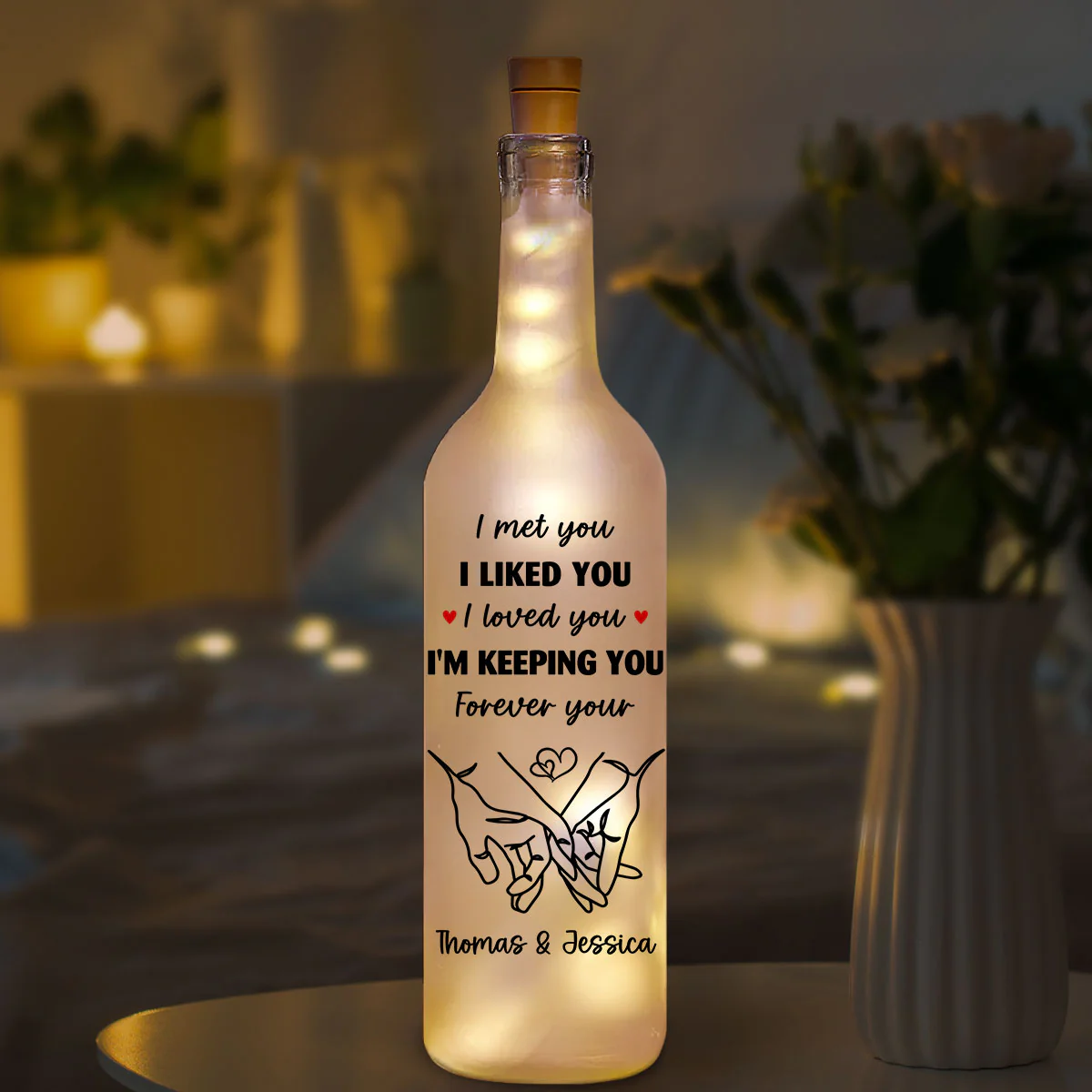 I Am Keeping You - Personalized Custom Bottle LampĀ - Image 5