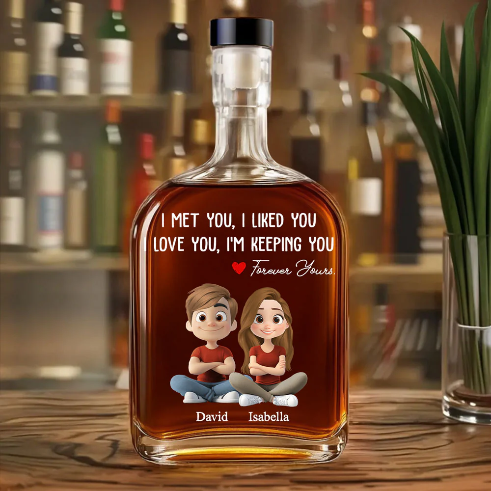I Am Keeping You - Personalized Custom Spirits Decanter - Image 3