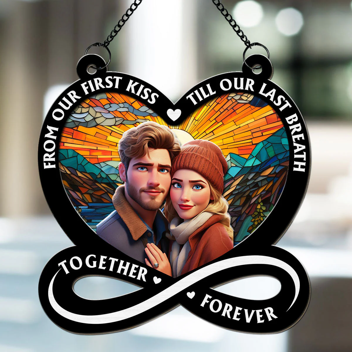 I Am Keeping You - Personalized Custom Suncatcher - Image 4