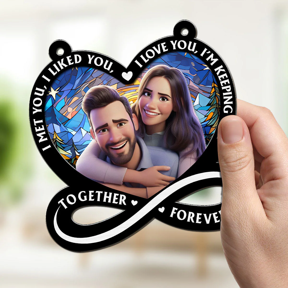 I Am Keeping You - Personalized Custom Suncatcher - Image 7