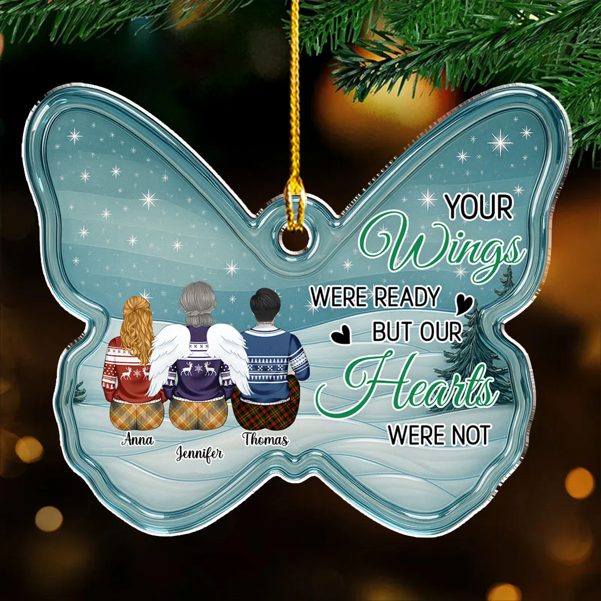 I Am Not Ready - Personalized Custom Acrylic Ornament