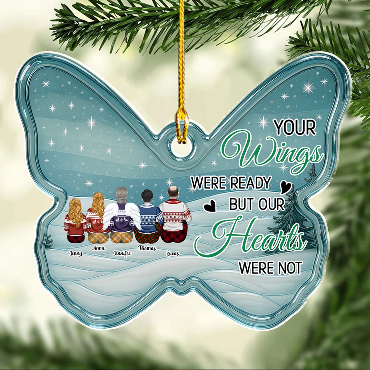 I Am Not Ready - Personalized Custom Acrylic Ornament - Image 3