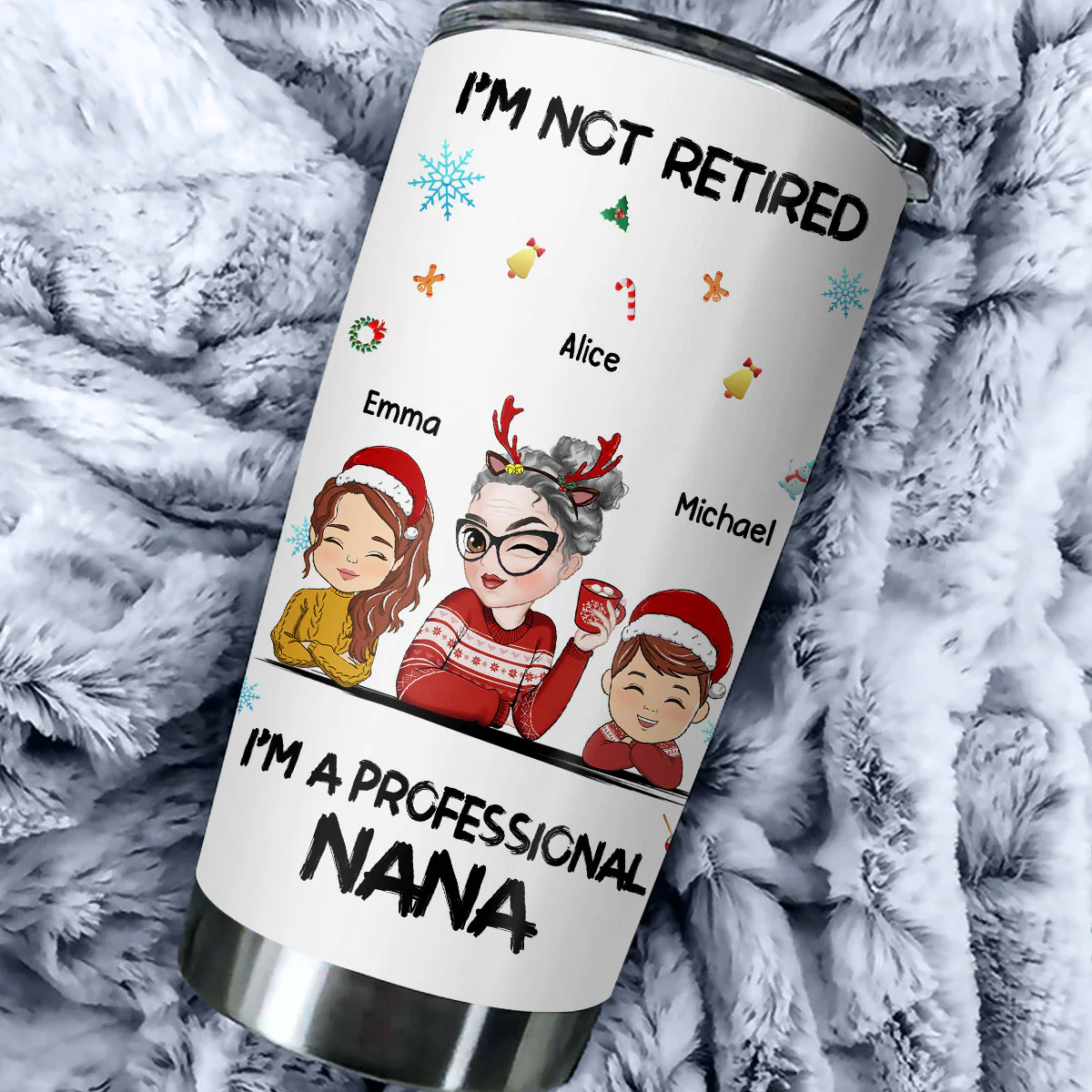 I Am Professional Grandma - Personalized Custom Tumbler - Image 2
