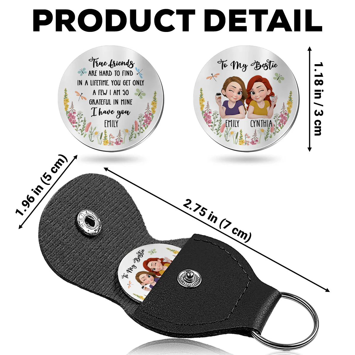 I Am So Grateful - Personalized Custom Pocket Hug - Image 5