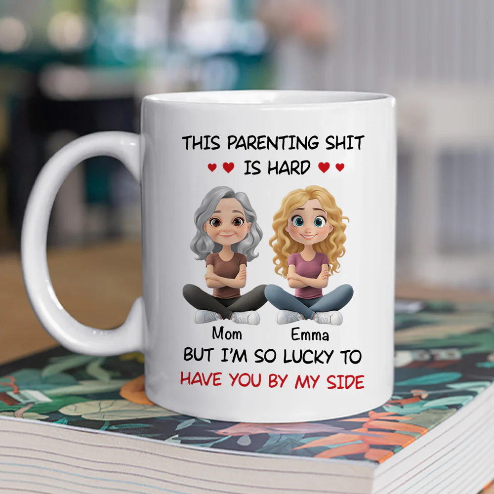 I Am So Lucky - Personalized Custom Coffee Mug - Image 2