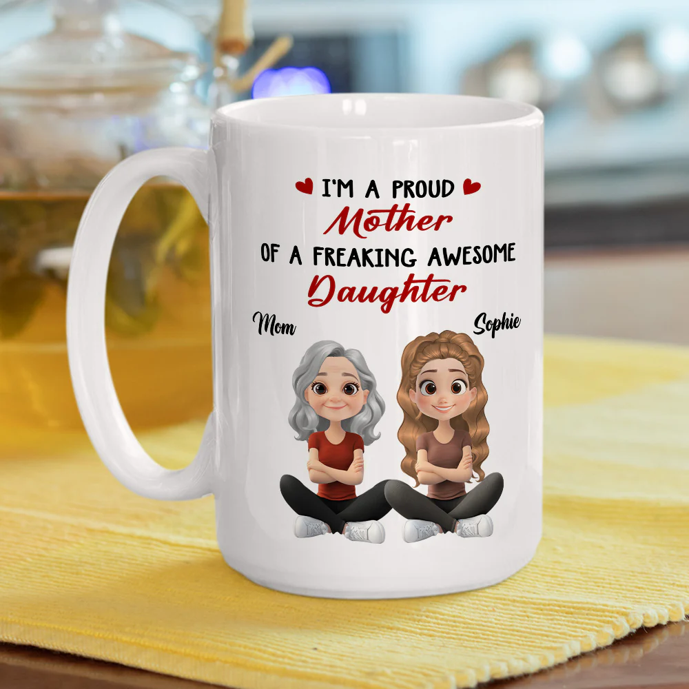 I Am So Proud - Personalized Custom Coffee Mug - Image 4