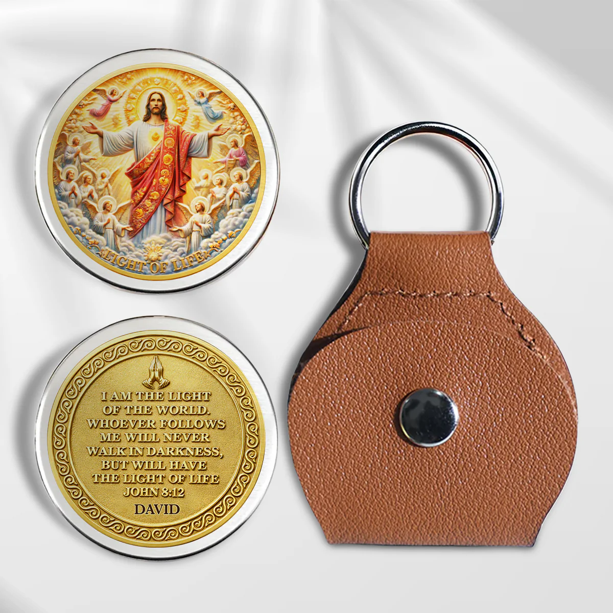 I Am The Light - Personalized Custom 3D Effect Pocket Hug