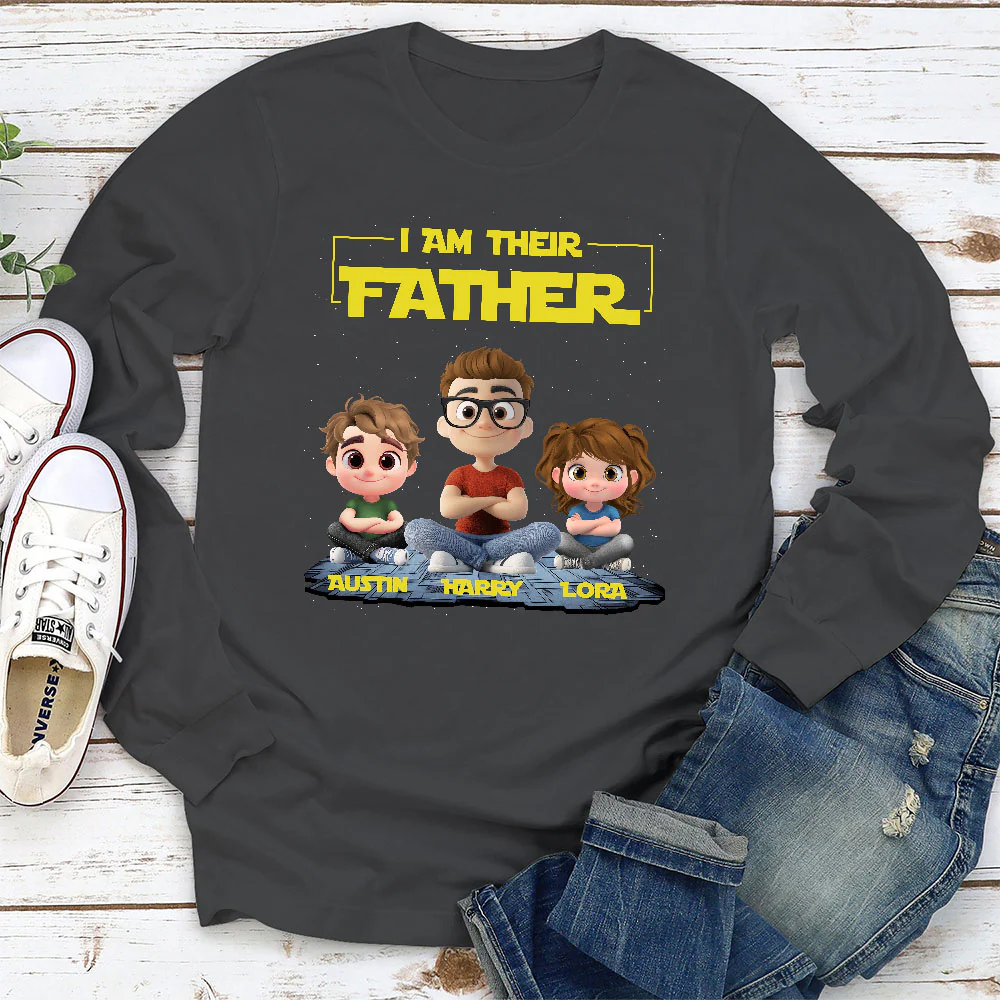 I Am Their Father - Personalized Custom Shirt - Image 5