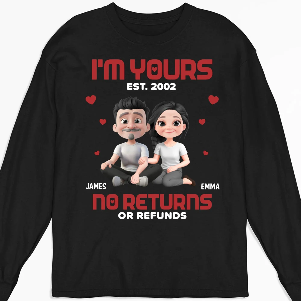 I Am Yours EST - Personalized Custom Shirt - Image 16