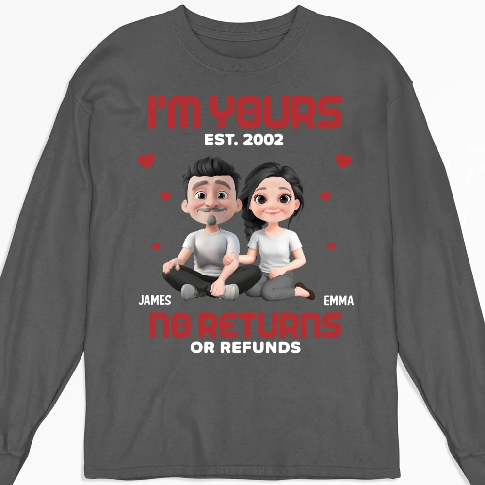 I Am Yours EST - Personalized Custom Shirt - Image 17