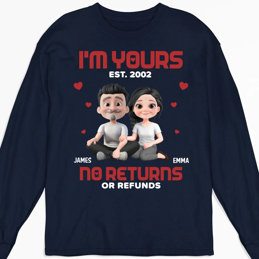 I Am Yours EST - Personalized Custom Shirt - Image 18