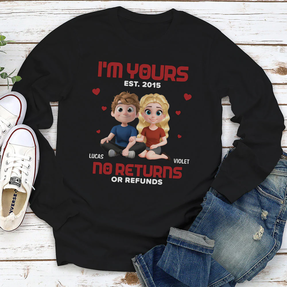 I Am Yours EST - Personalized Custom Shirt - Image 7