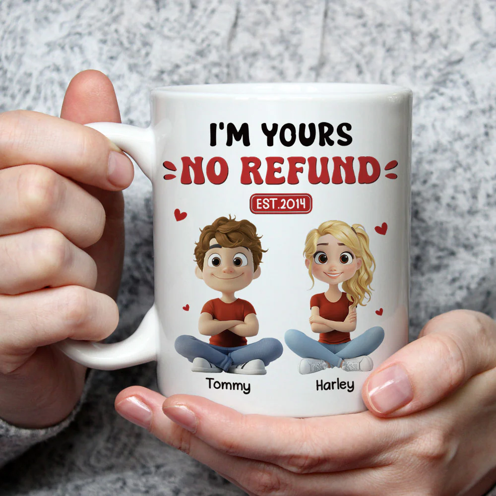 I Am Yours Forever - Personalized Custom Coffee Mug - Image 3