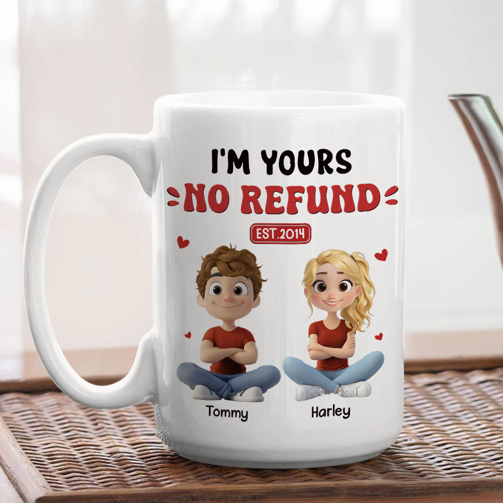 I Am Yours Forever - Personalized Custom Coffee Mug - Image 4