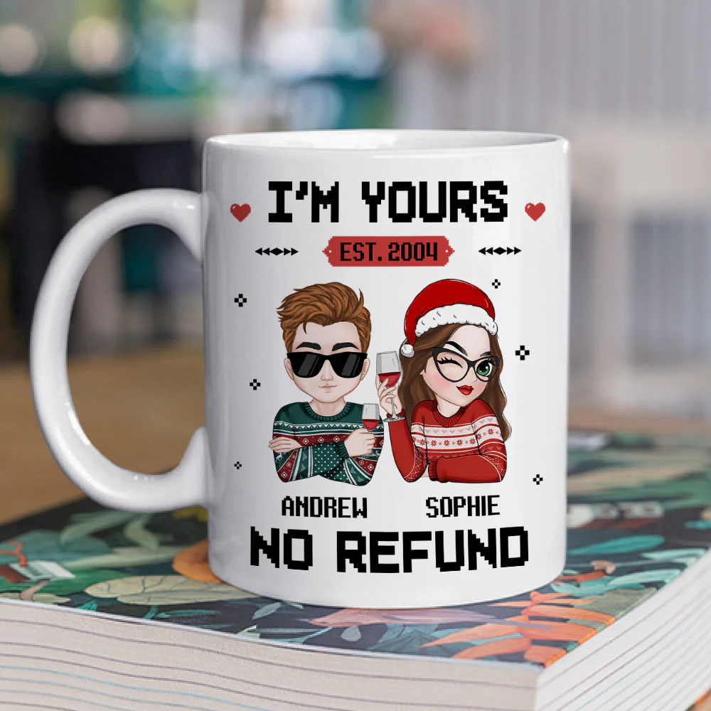 I Am Yours - Personalized Custom Coffee Mug - Image 3