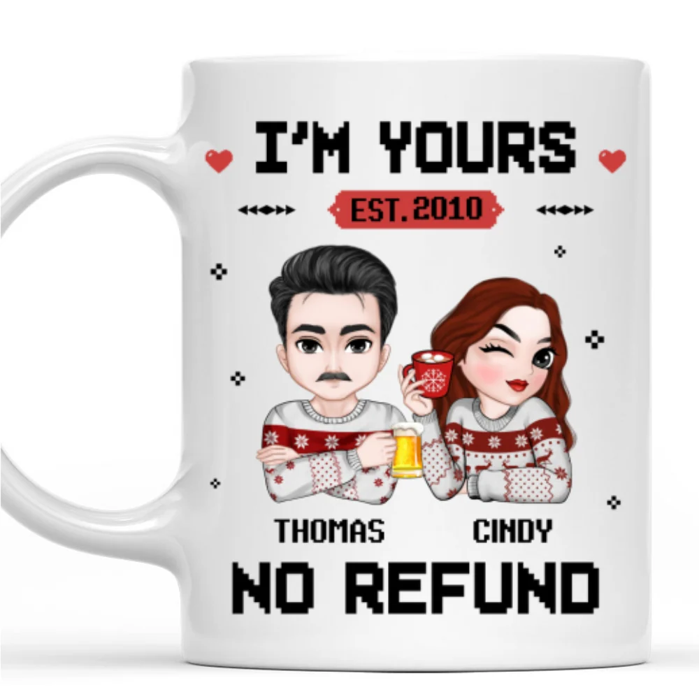 I Am Yours - Personalized Custom Coffee Mug - Image 7
