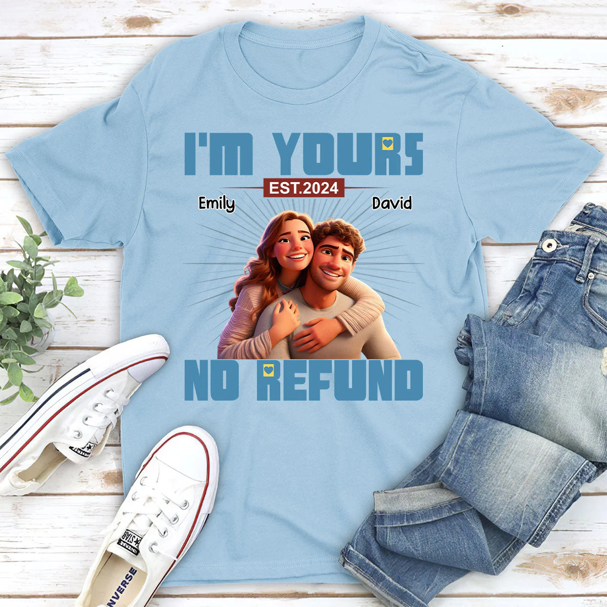I Am Yours - Personalized Custom Shirt - Image 2