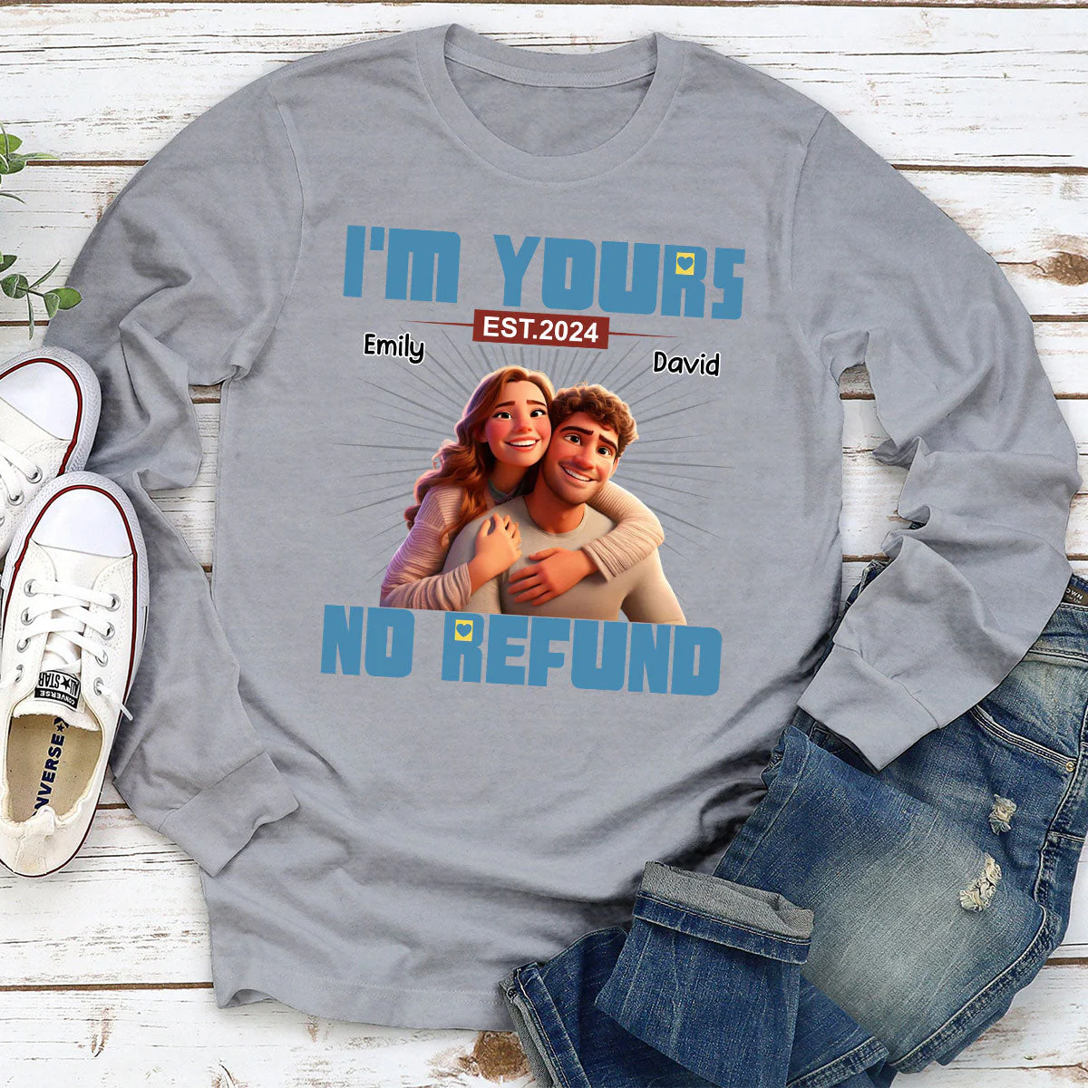 I Am Yours - Personalized Custom Shirt - Image 5