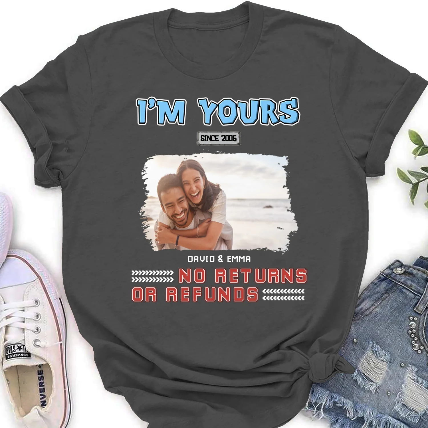 I Am Yours Photo - Personalized Custom Shirt - Image 17