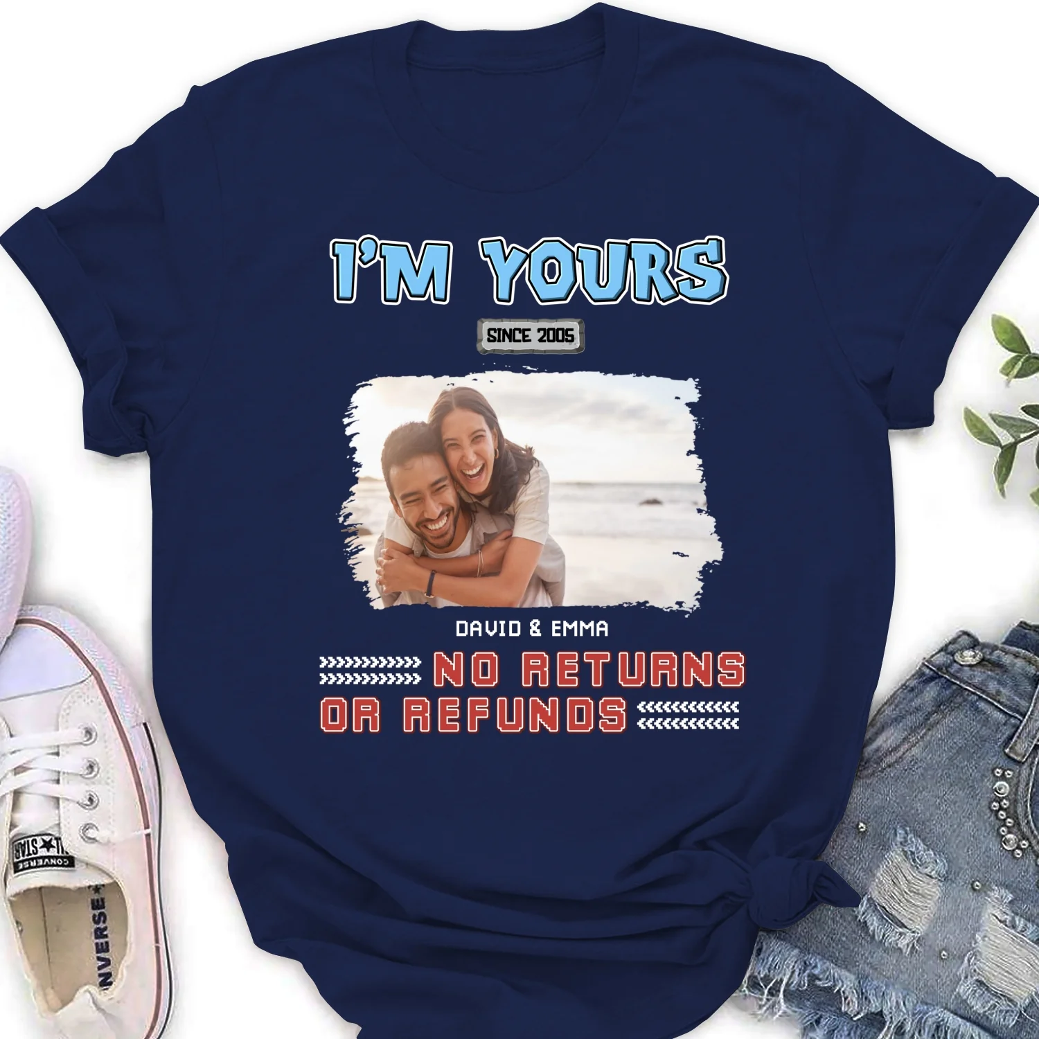 I Am Yours Photo - Personalized Custom Shirt - Image 18