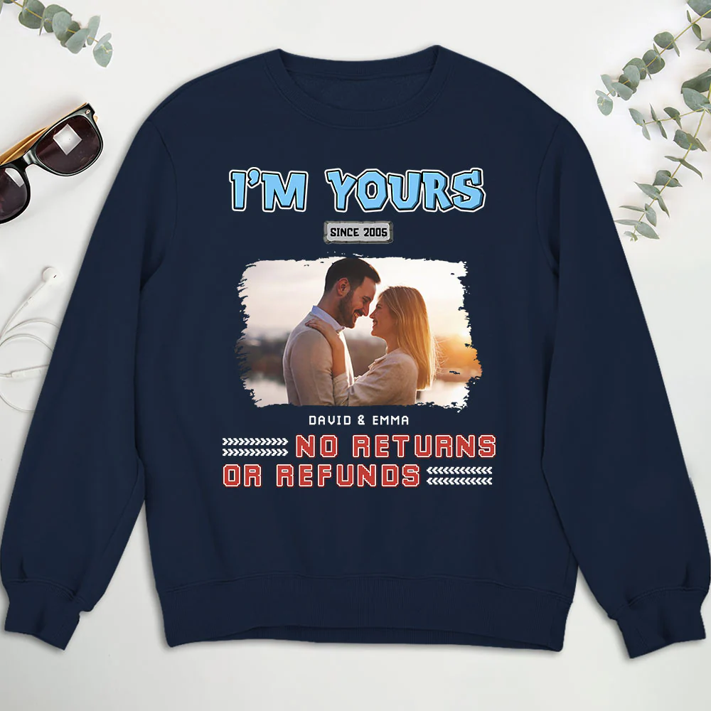 I Am Yours Photo - Personalized Custom Shirt - Image 4