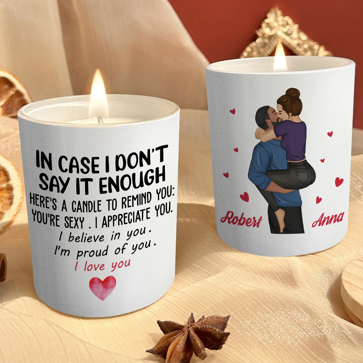 I Believe In You - Personalized Custom Candle - Image 2
