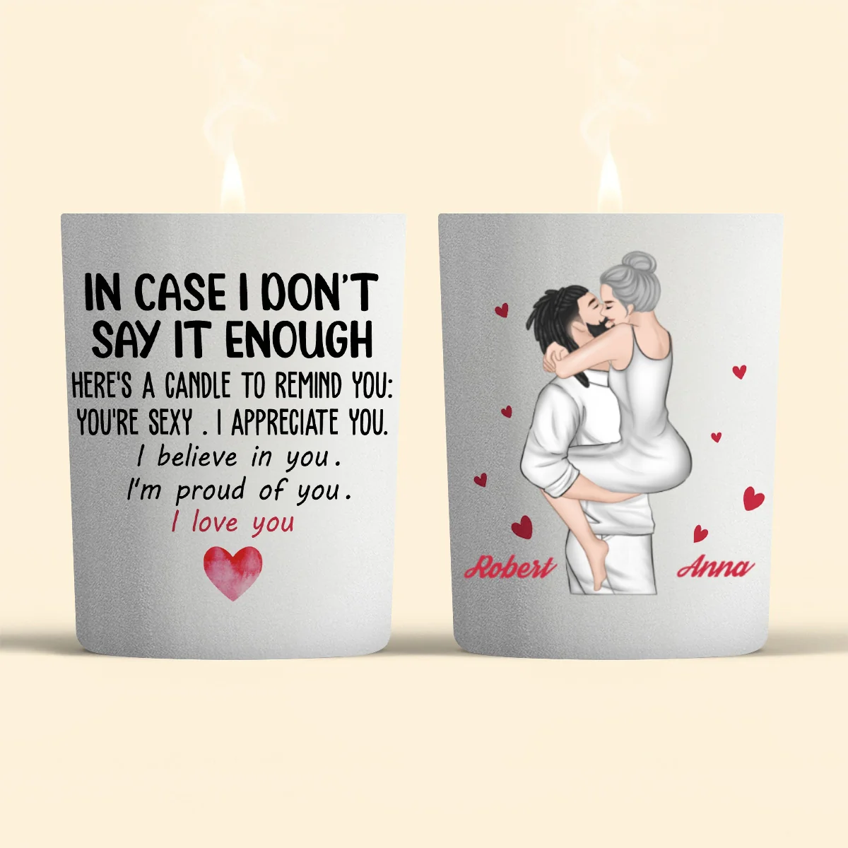 I Believe In You - Personalized Custom Candle - Image 6