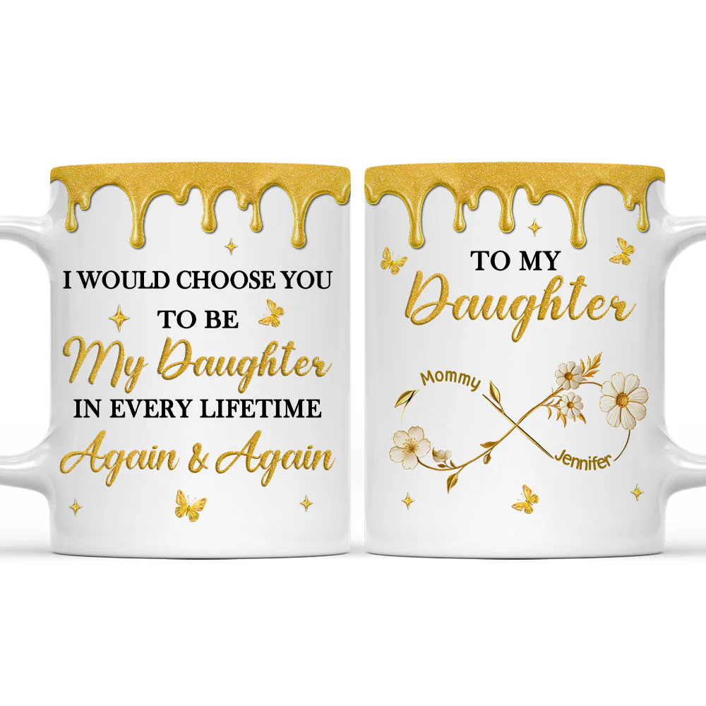 I Choose You Forever - Personalized Custom Coffee Mug