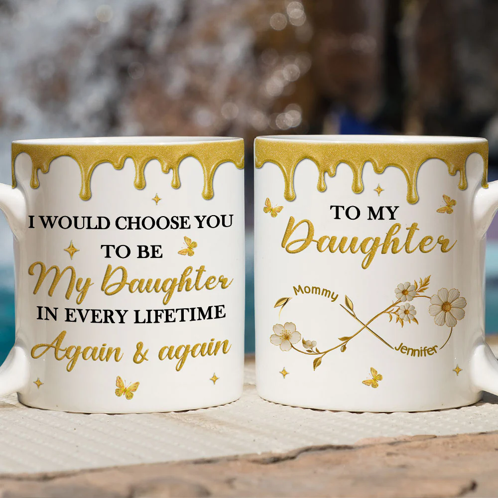 I Choose You Forever - Personalized Custom Coffee Mug - Image 6