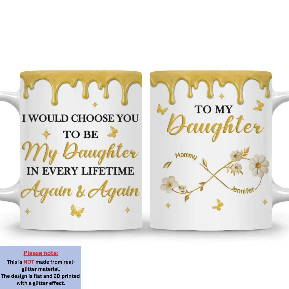 I Choose You Forever - Personalized Custom Coffee Mug - Image 8