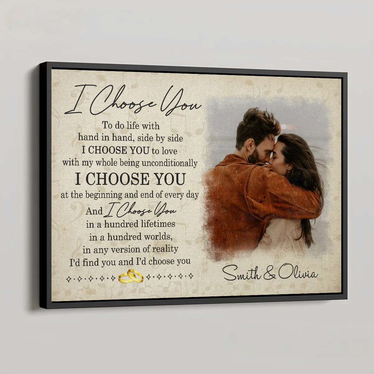 I Choose You - Personalized Custom Poster - Image 4