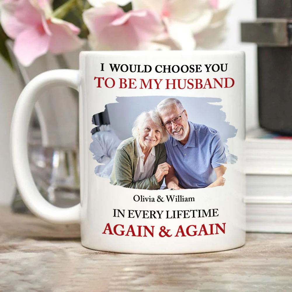 I Choose You Photo - Personalized Custom Coffee Mug - Image 4
