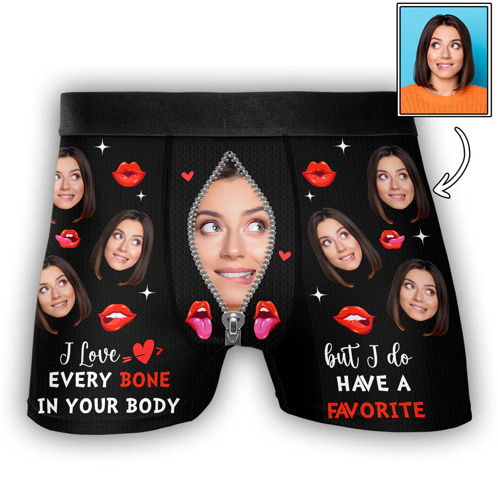 I Do Have A Favorite - Personalized Photo Men's Boxer Briefs