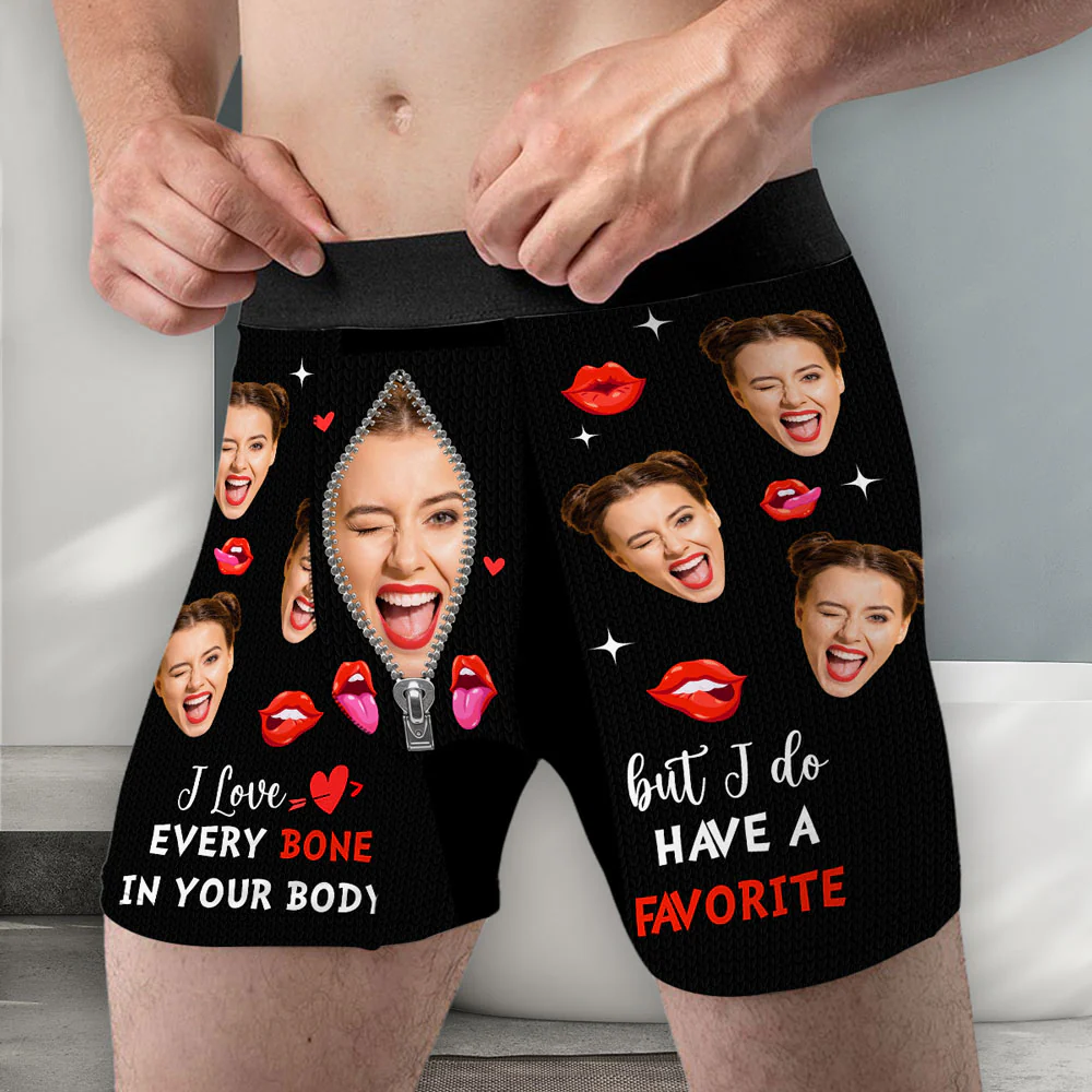 I Do Have A Favorite - Personalized Photo Men's Boxer Briefs - Image 2