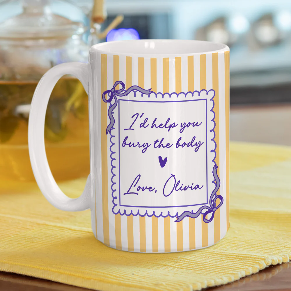 I Do It For You - Personalized Custom Coffee Mug - Image 3