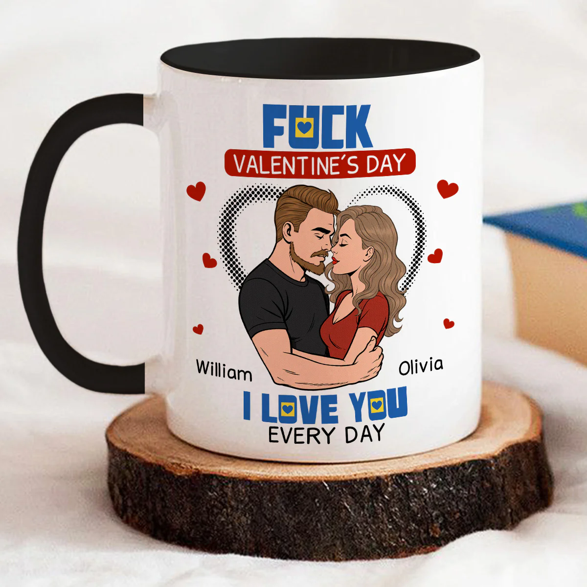 I Do Not Care - Personalized Custom Accent Mug - Image 5