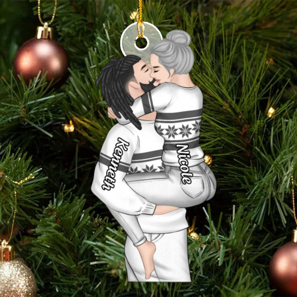 I Found My Missing Piece - Personalized Custom Acrylic Ornament - Image 6