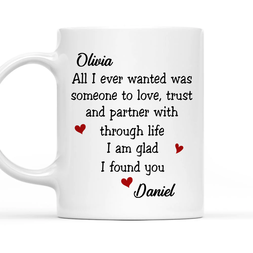 I Found You - Personalized Custom Coffee Mug