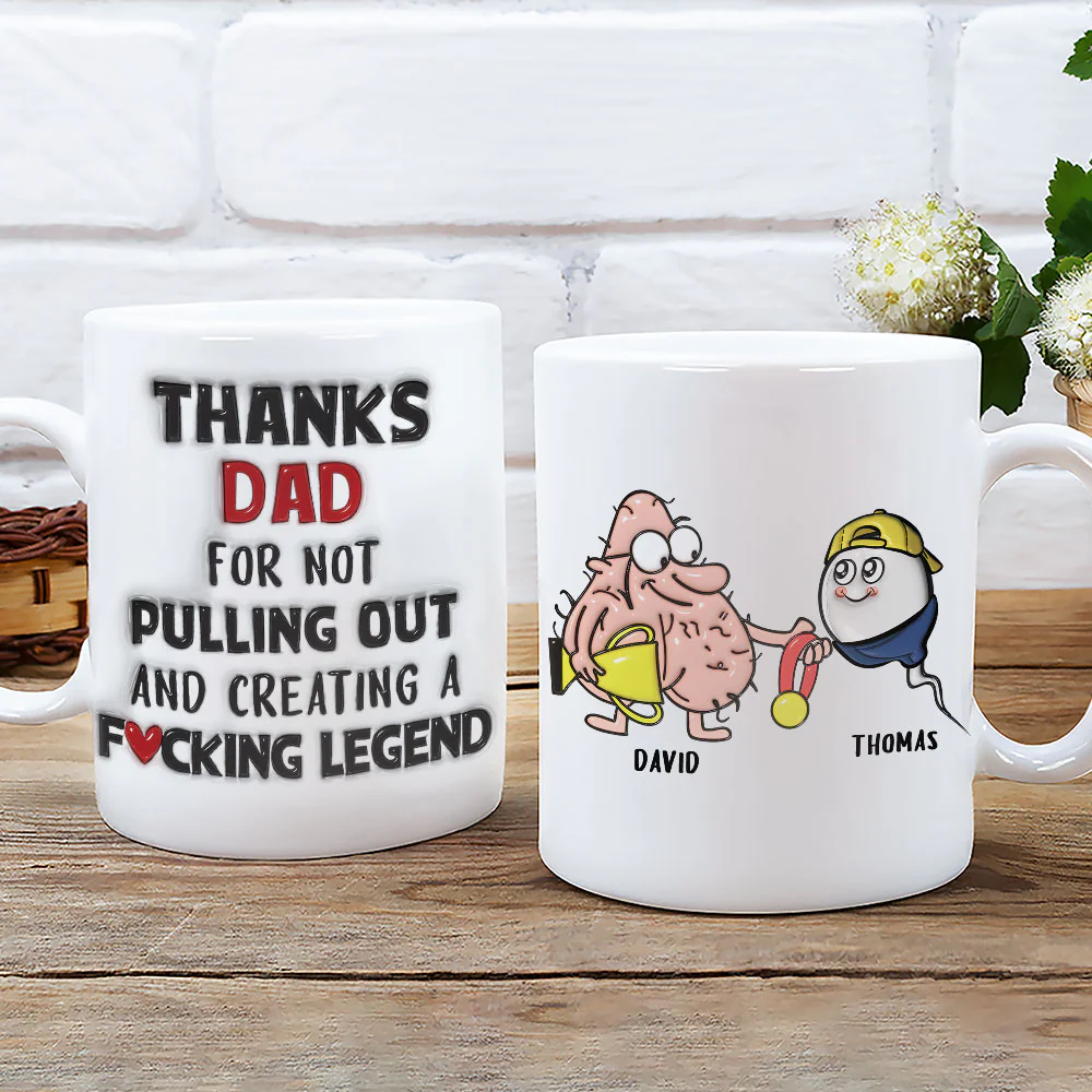 I Got Superior Sperm - Personalized Custom 3D Inflated Effect Mug - Image 3