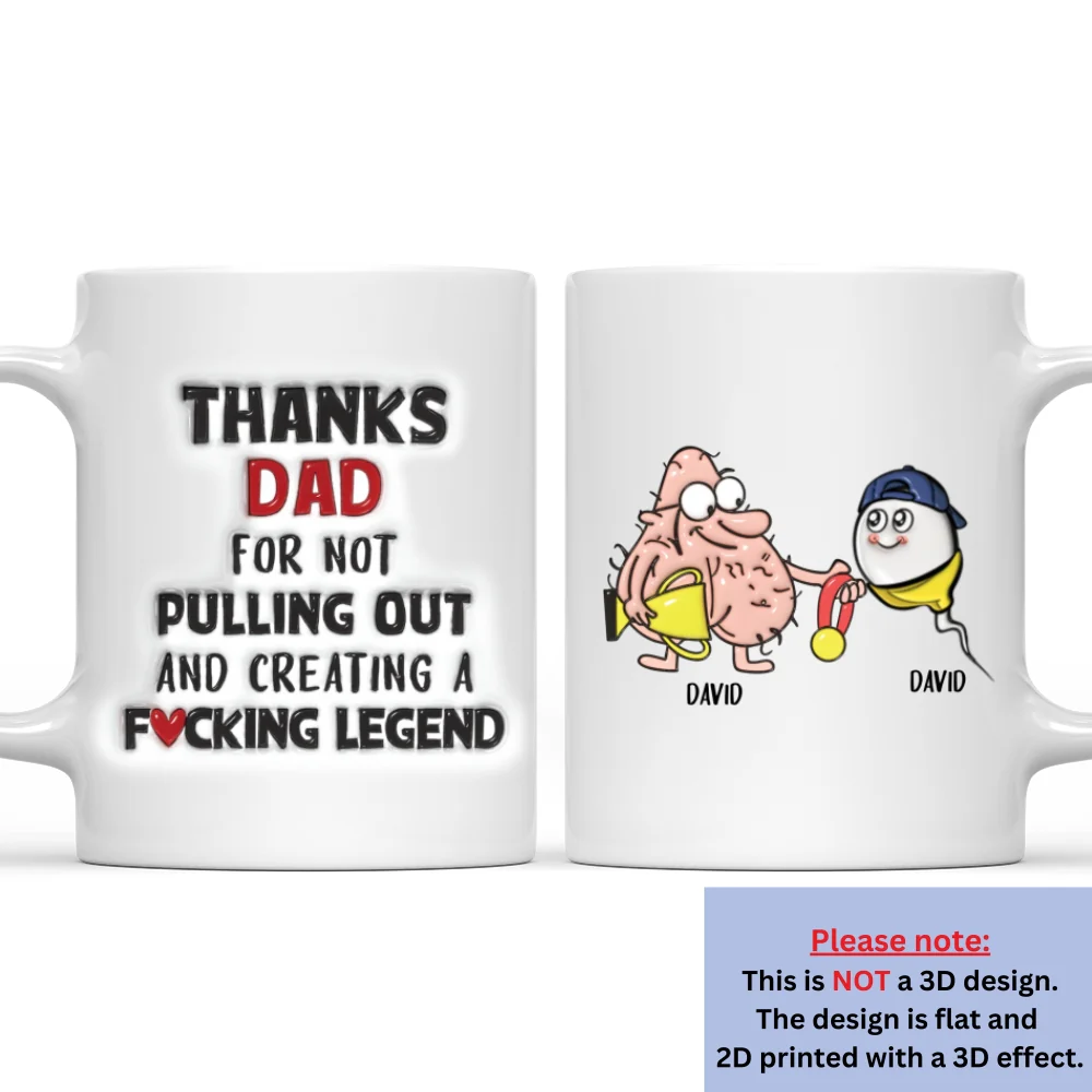 I Got Superior Sperm - Personalized Custom 3D Inflated Effect Mug - Image 7